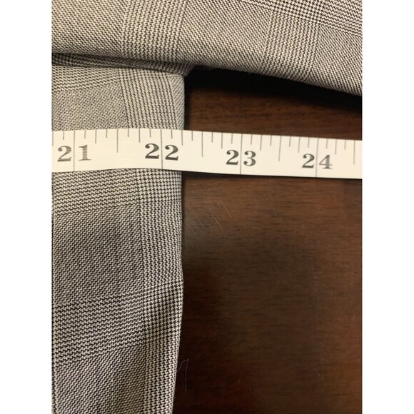 Express Photographer Fitted Plaid Blazer Size 44R Sport Jacket - Picture 5 of 9